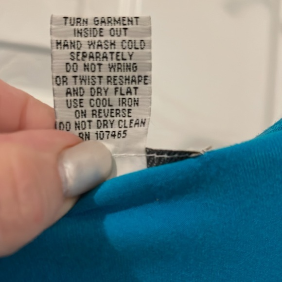 Stretch shirt with silver balls on it.  Size 2 -  Great stretch. - Picture 5 of 7